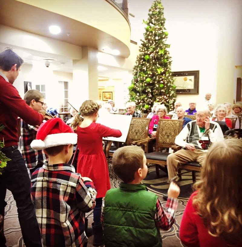 "Spreading some Christmas Cheer with dear friends!"
