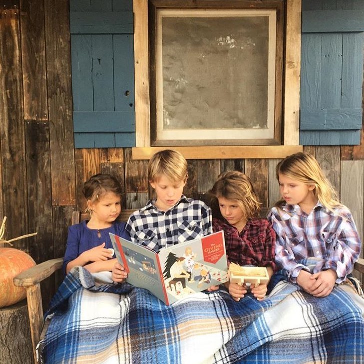 #mangermoments with @kinderfarmhomeschool