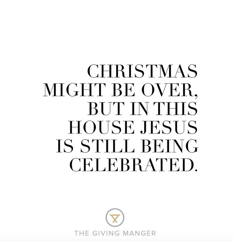 Jesus is Still Being Celebrated
