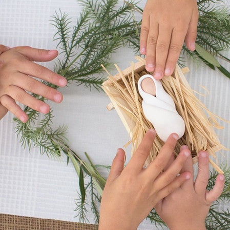 The Giving Manger Christian Family Christmas Tradition