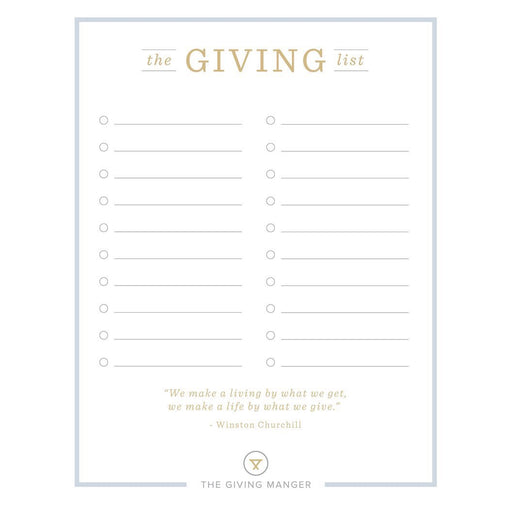 Free Printable Lists of Kind Deeds — The Giving Manger