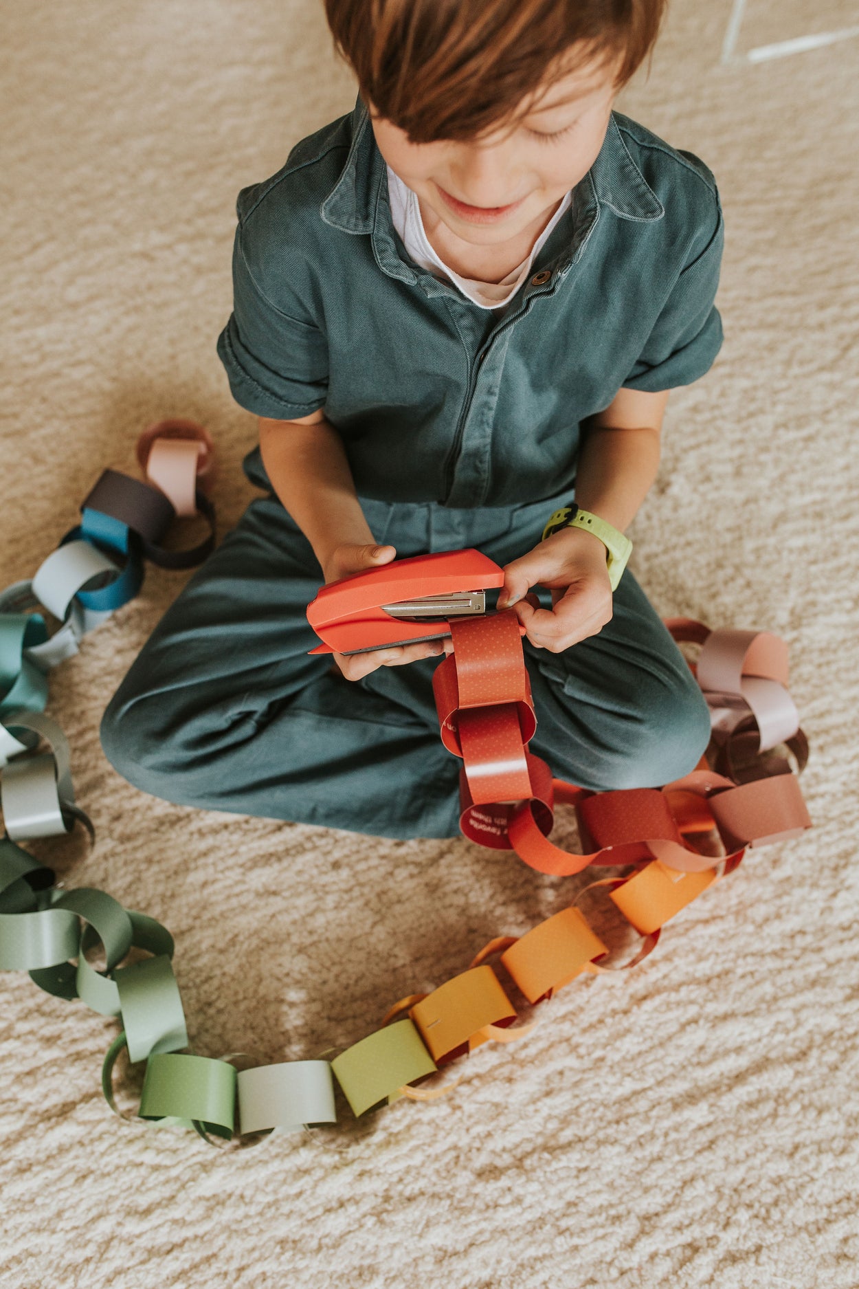 The Kindness Chain - A colorful paper chain with 50 acts of kindness ...